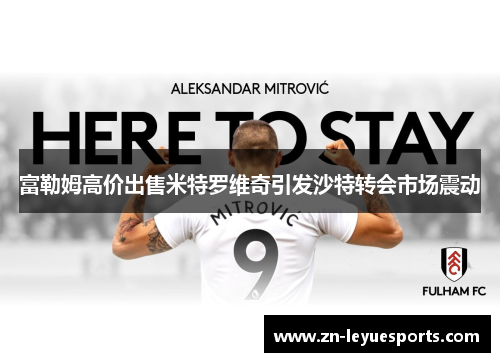 富勒姆高价出售米特罗维奇引发沙特转会市场震动 富勒姆高价出售米特罗维奇引发沙特转会市场震动